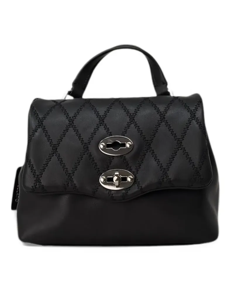 Zanellato Postina Trame tote bag - Schwarz Schwarz