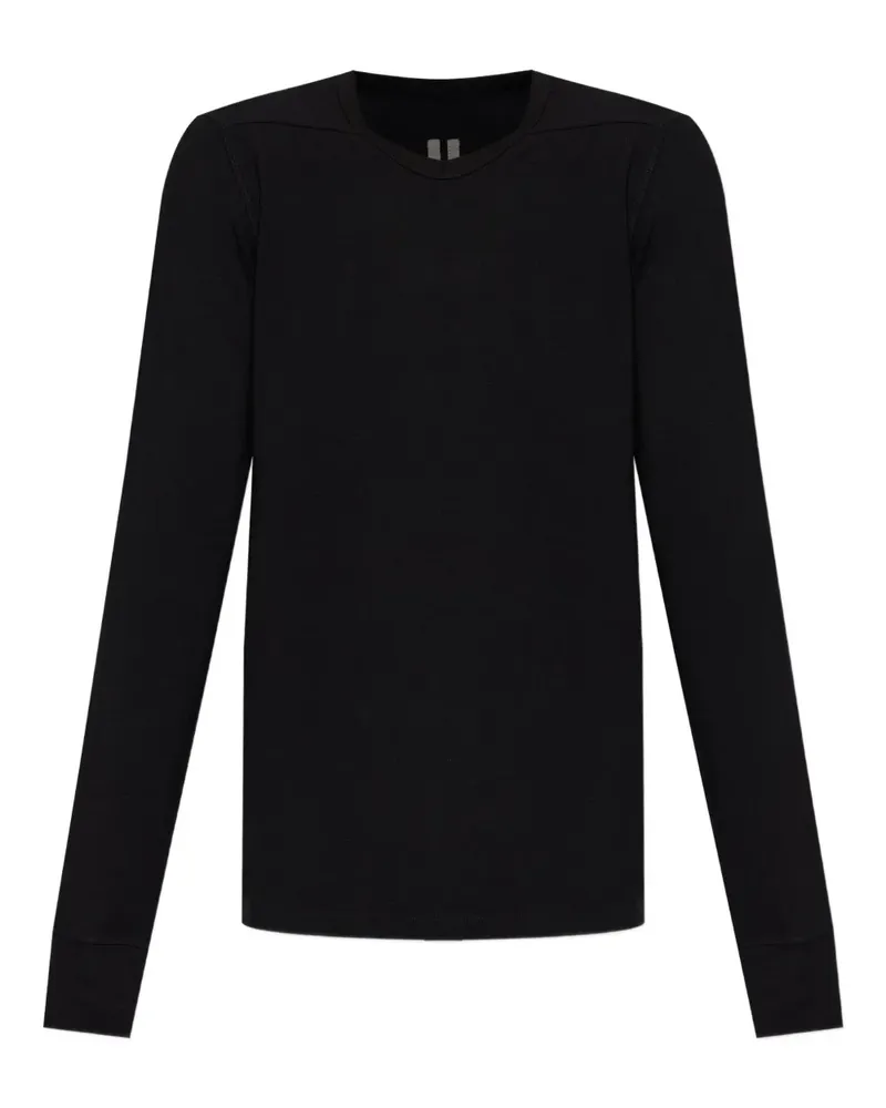 Rick Owens crew-neck long-sleeve T-shirt - Schwarz Schwarz