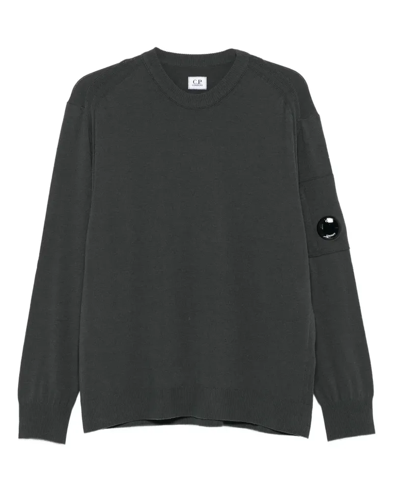 C.P. Company lens-detail crew-neck sweater - Grau Grau