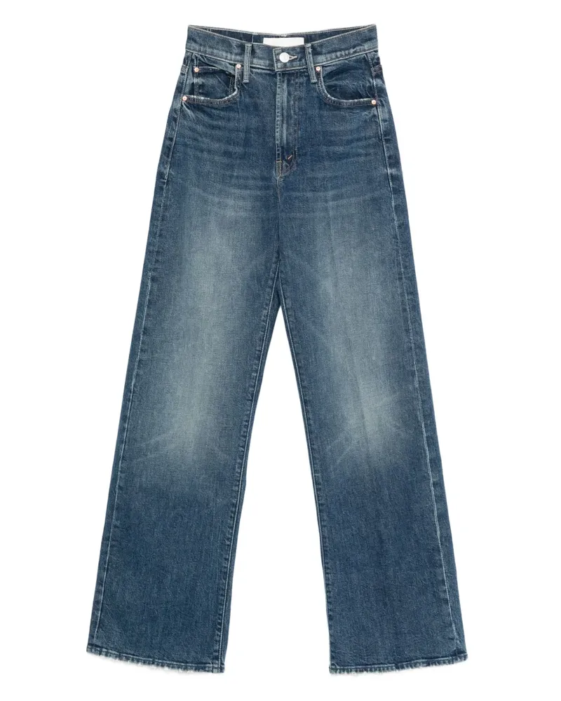 Mother Jeans mit geradem Bein - Blau Blau