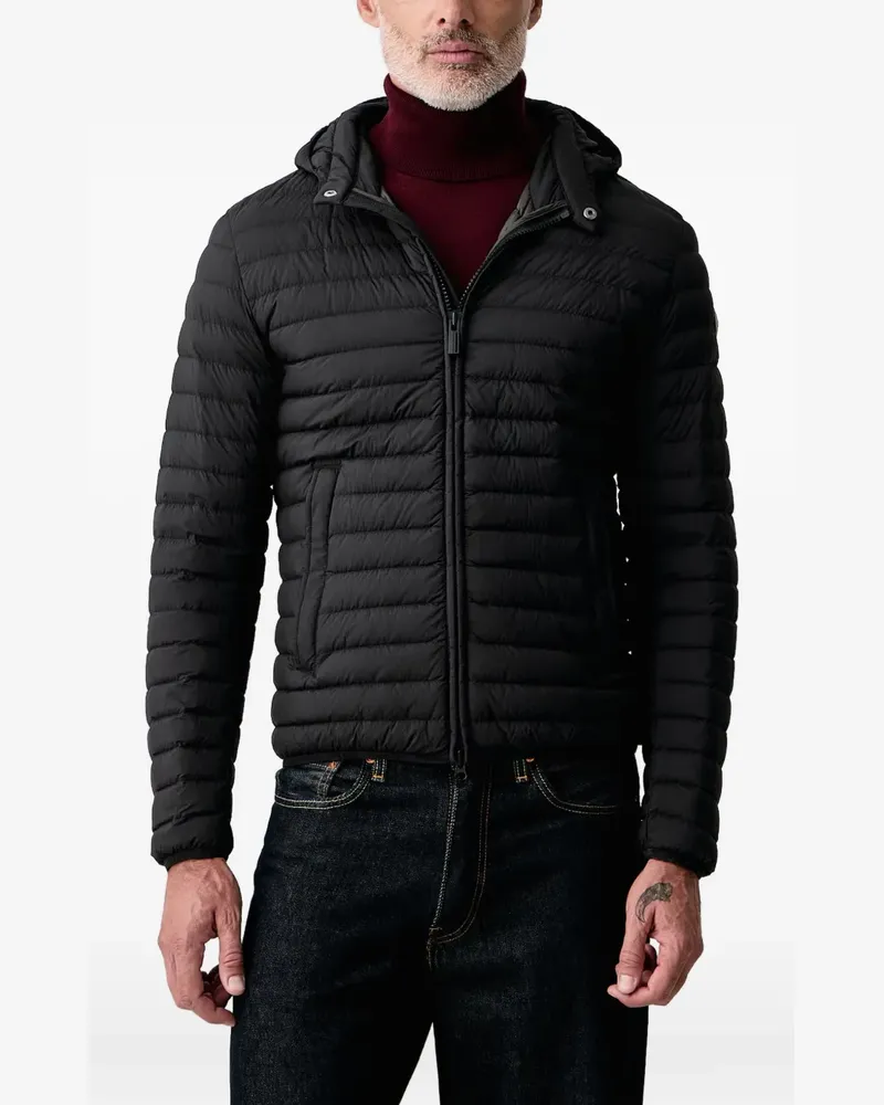 Colmar hooded quilted jacket - Schwarz Schwarz