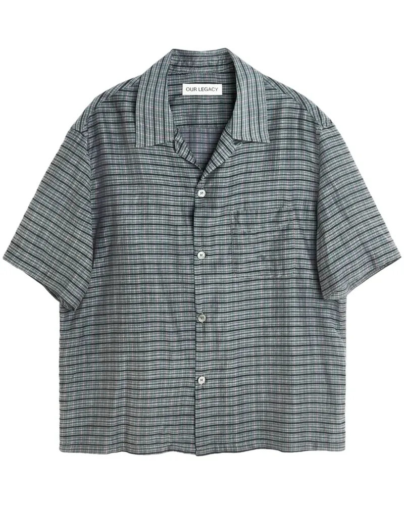 Our Legacy Heusen Hemd - Grau Grau