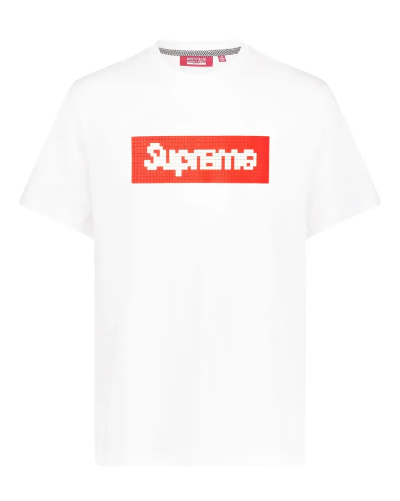 Mostly Heard Rarely Seen T-Shirt mit Logo-Print - Weiß Weiß
