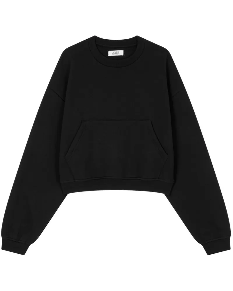 STUDIO TOMBOY Sweatshirt aus Jersey - Schwarz Schwarz
