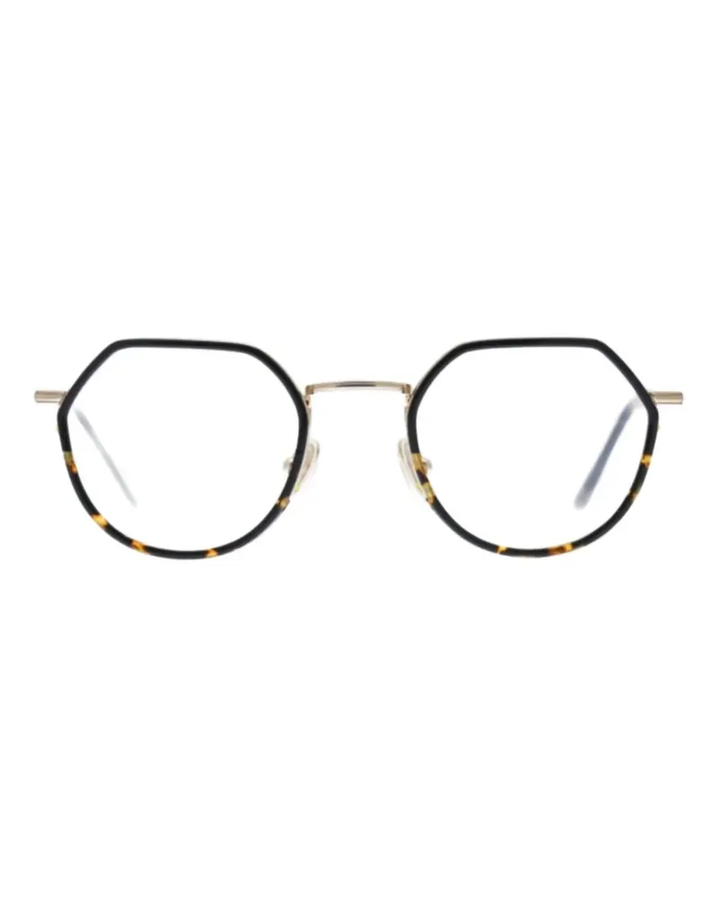 Kyme Felix Col 2 geometric-frame glasses - Schwarz Schwarz