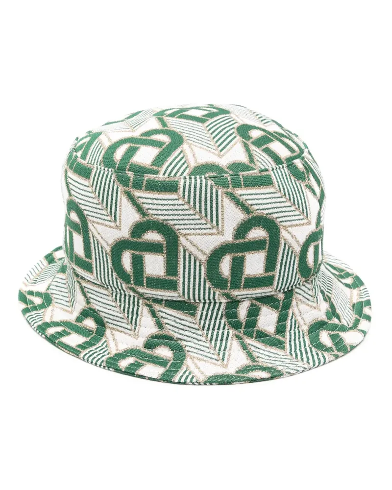 Casablanca Paris Fischermütze mit Heart Monogram - Grün Grün
