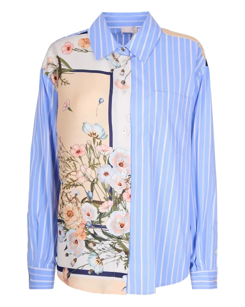 Liu Jo Gestreiftes Hemd - Blau Blau