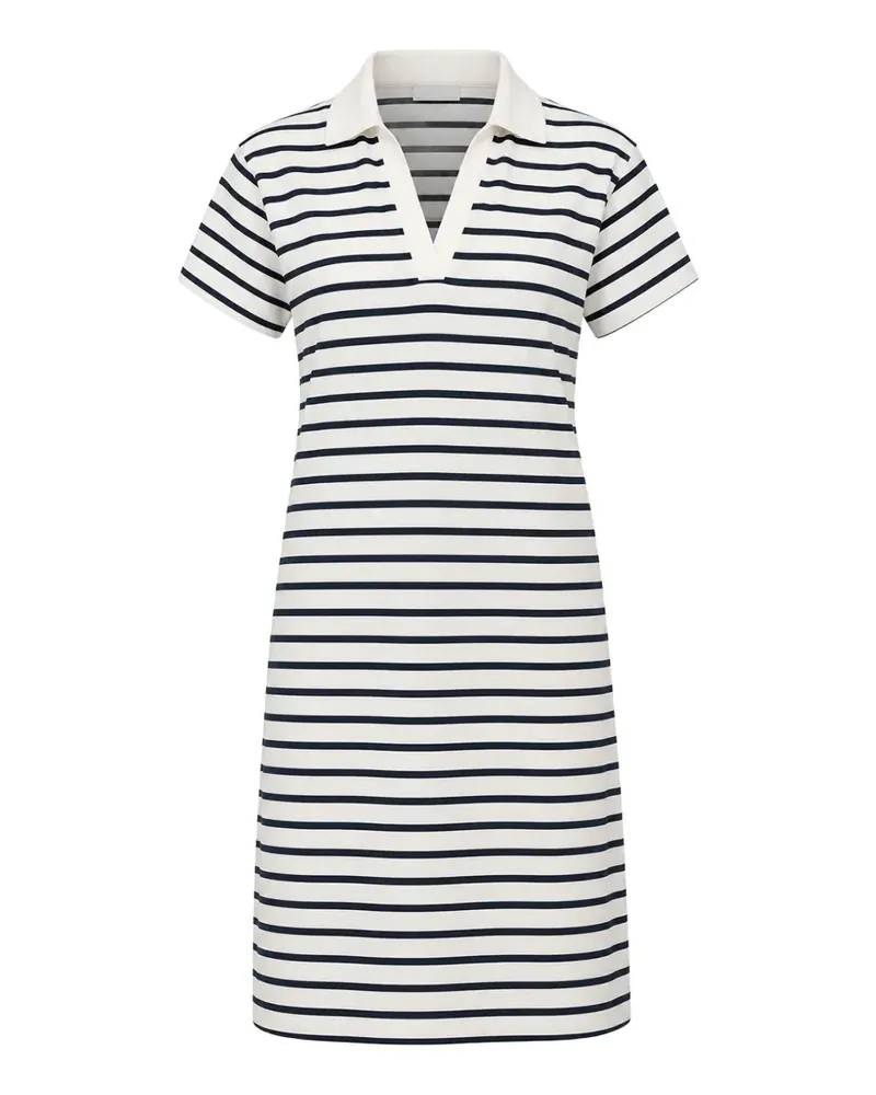 Tommy Hilfiger striped polo mini dress - Weiß Weiß