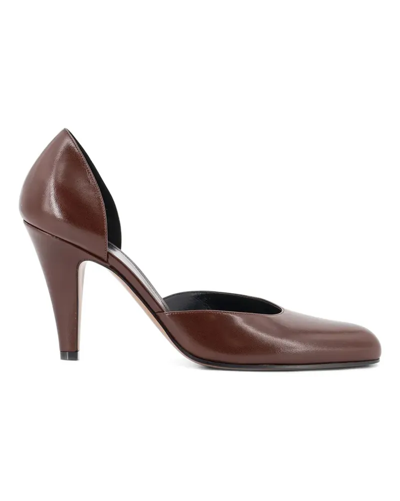 The Row Ornella D'Orsay pointed-toe pumps - Braun Braun
