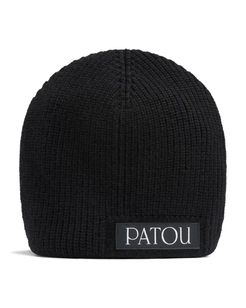 Patou Beanie mit Logo - Schwarz Schwarz