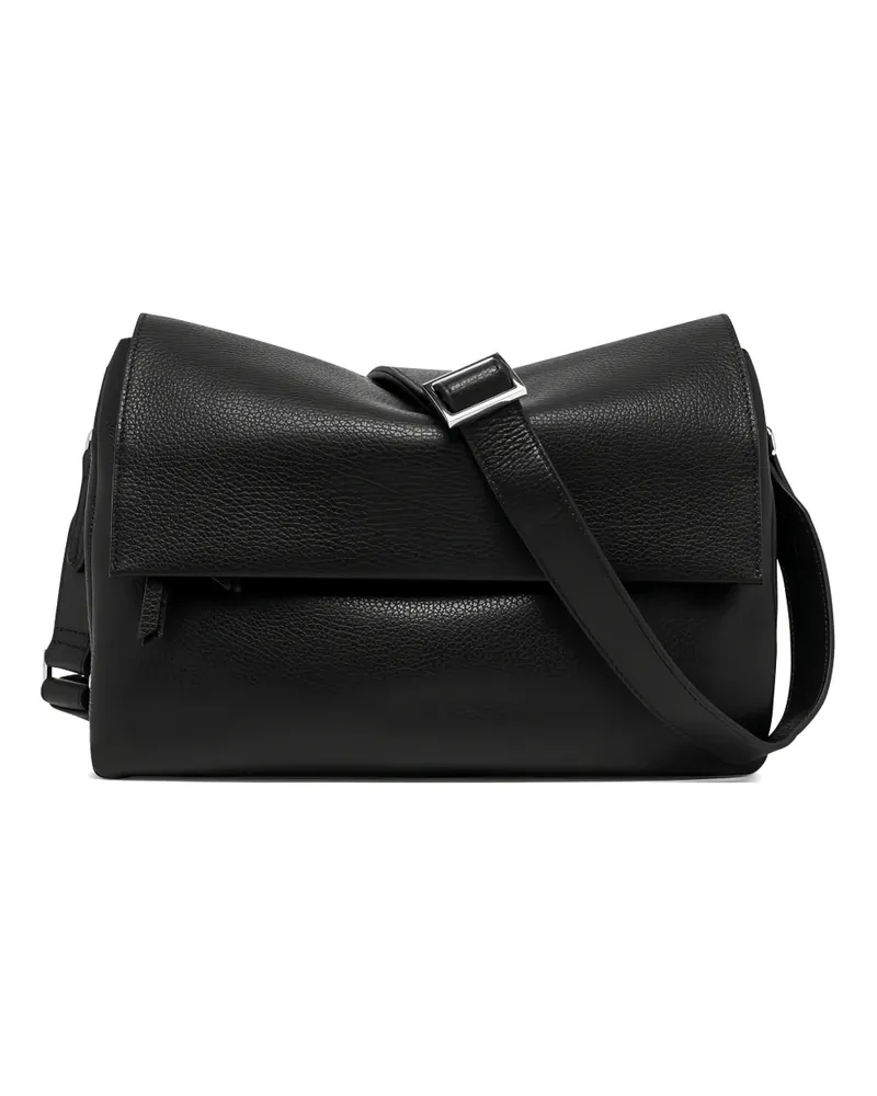 Gianni Chiarini medium Three grainy-leather shoulder bag - Schwarz Schwarz