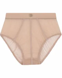 Dolce & Gabbana Slip mit hohem Bund Nude