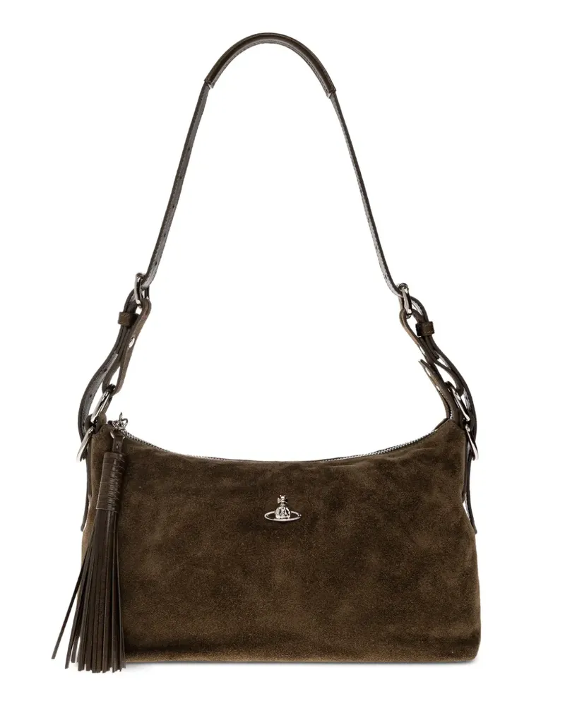 Vivienne Westwood Emma Schultertasche mit Quaste - Braun Braun