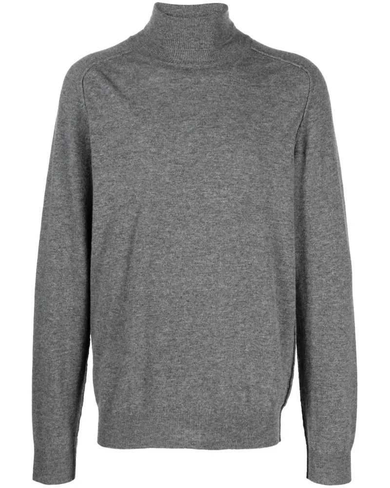 Roberto Collina Melierter Strickpullover - Grau Grau