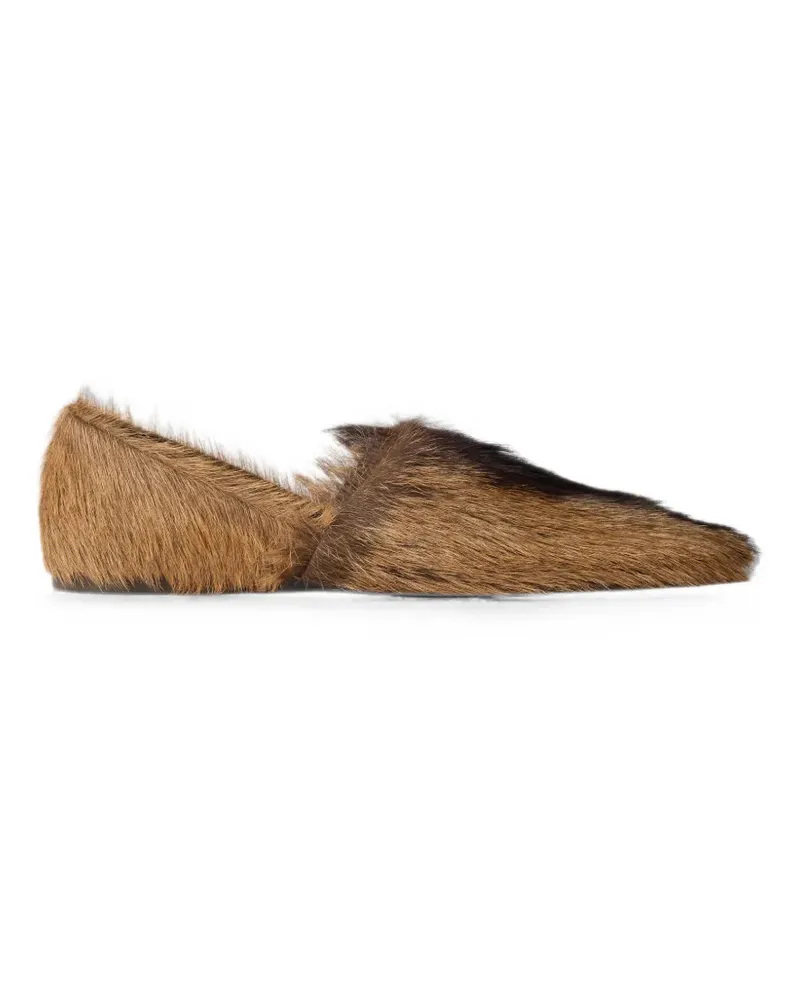 Christophe Lemaire Loafer aus Ziegenleder - Braun Braun