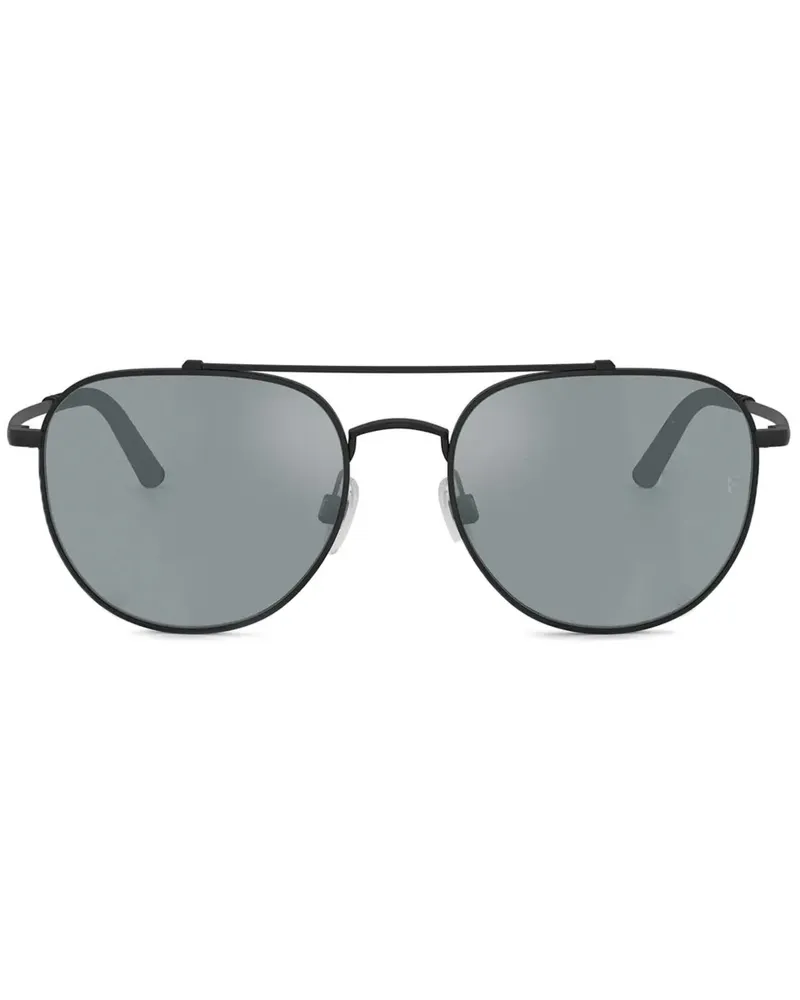 Oliver Peoples R-10 Sonnenbrille - Schwarz Schwarz