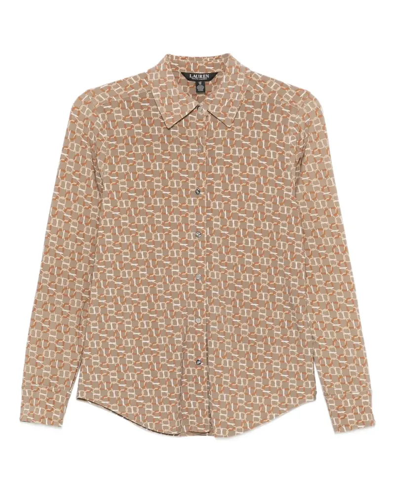 Ralph Lauren long sleeve patterned shirt - Braun Braun