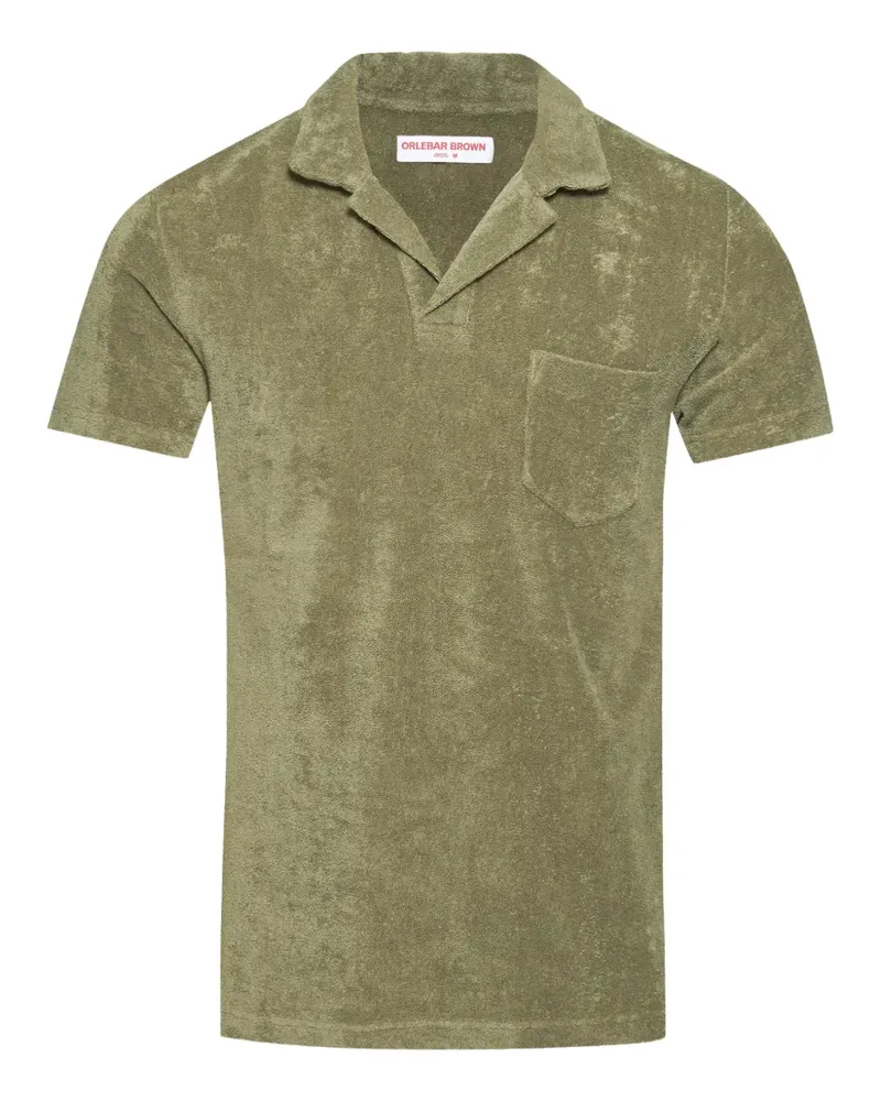 Orlebar Brown Towelling T-Shirt aus Frottee - Grün Grün
