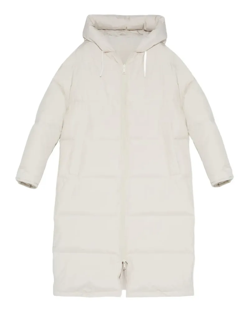 Yves Salomon Gefütterter Kapuzenmantel - Nude Nude