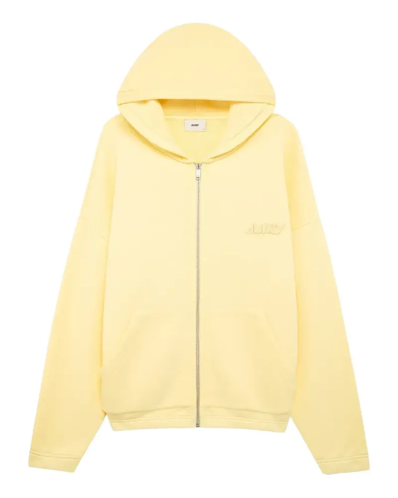 AUTRY Kapuzenjacke mit Logo - Gelb Gelb