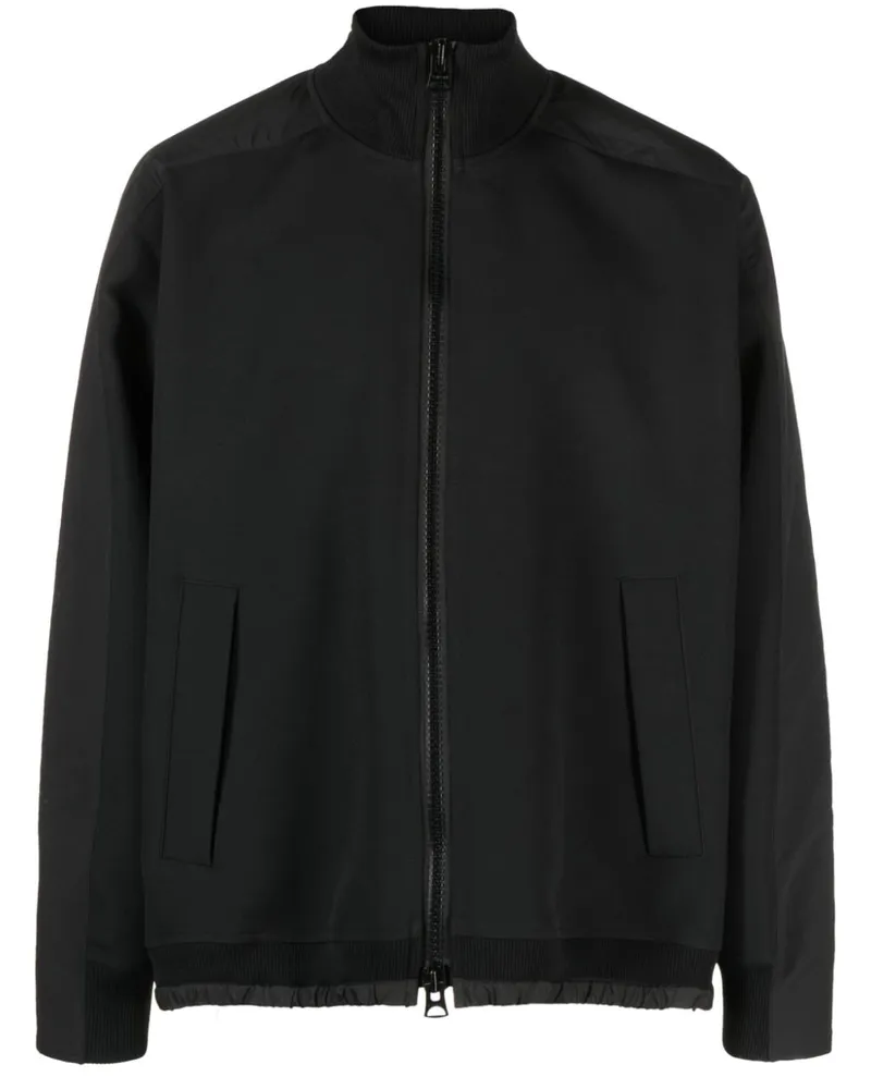 Sacai Jacke mit Stehkragen - Schwarz Schwarz