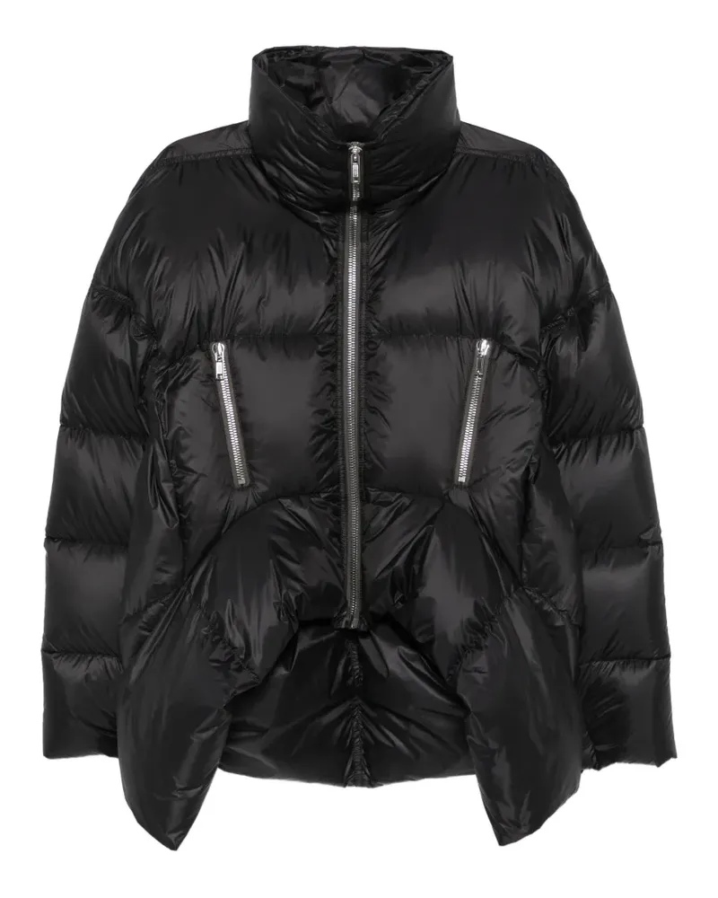 Rick Owens Gesteppte Jacke mit Stehkragen - Schwarz Schwarz