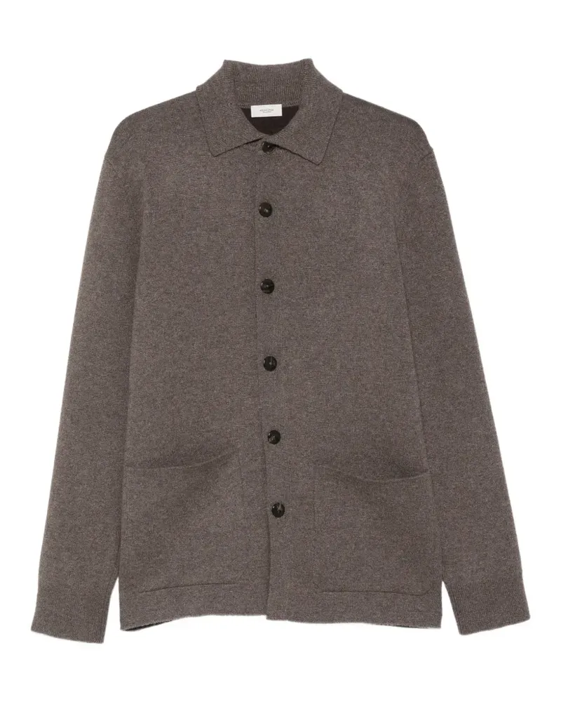 AGNONA Geknöpfter Cardigan - Braun Braun