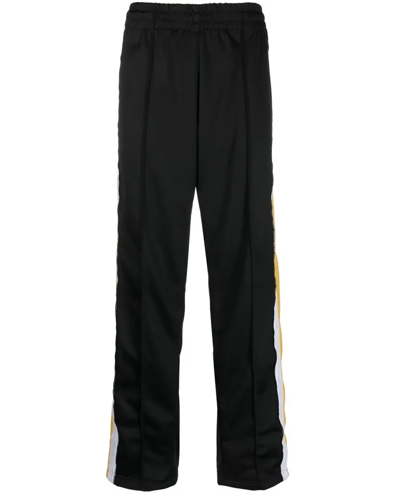 VTMNTS Gestreifte Straight-Leg-Jogginghose - Schwarz Schwarz