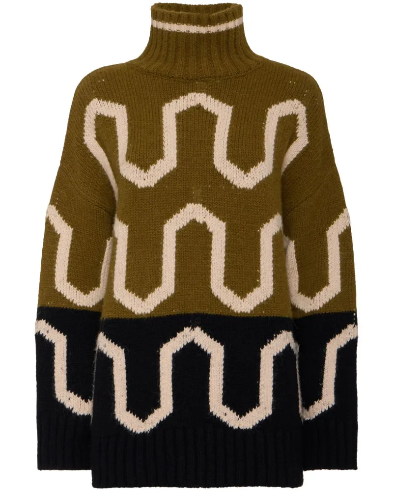 La DoubleJ Gestrickter Pullover - Grün Grün