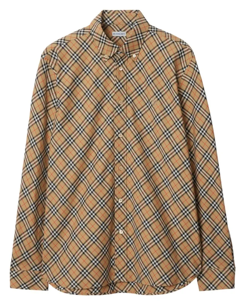 Burberry Hemd mit Vintage-Check - Nude Nude