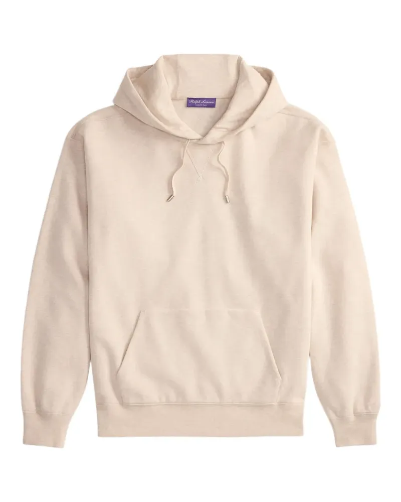 Ralph Lauren mélange-effect drawstring hoodie - Nude Nude