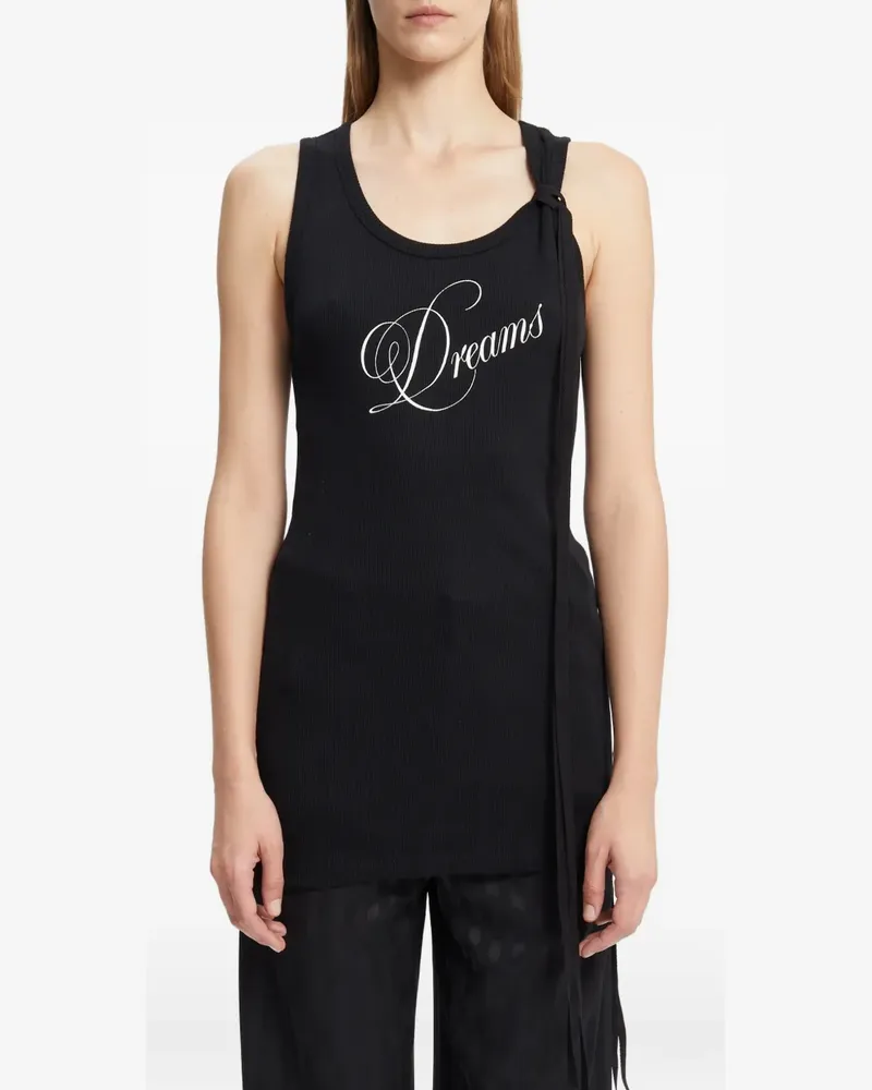 Ann Demeulemeester Seva tank top - Schwarz Schwarz