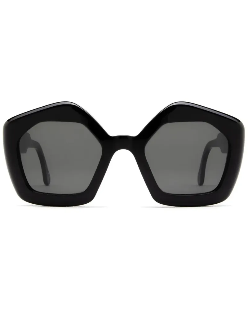 Marni Laughing Waters Sonnenbrille - Schwarz Schwarz