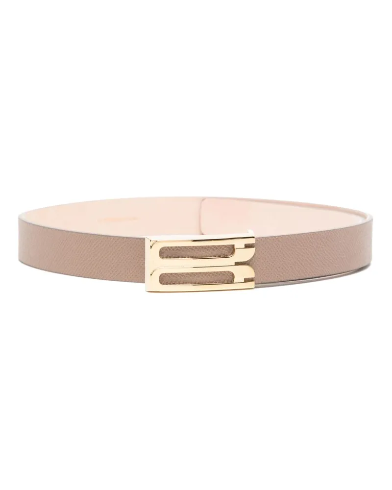 Victoria Beckham Jumbo Frame Gürtel - Grau Grau