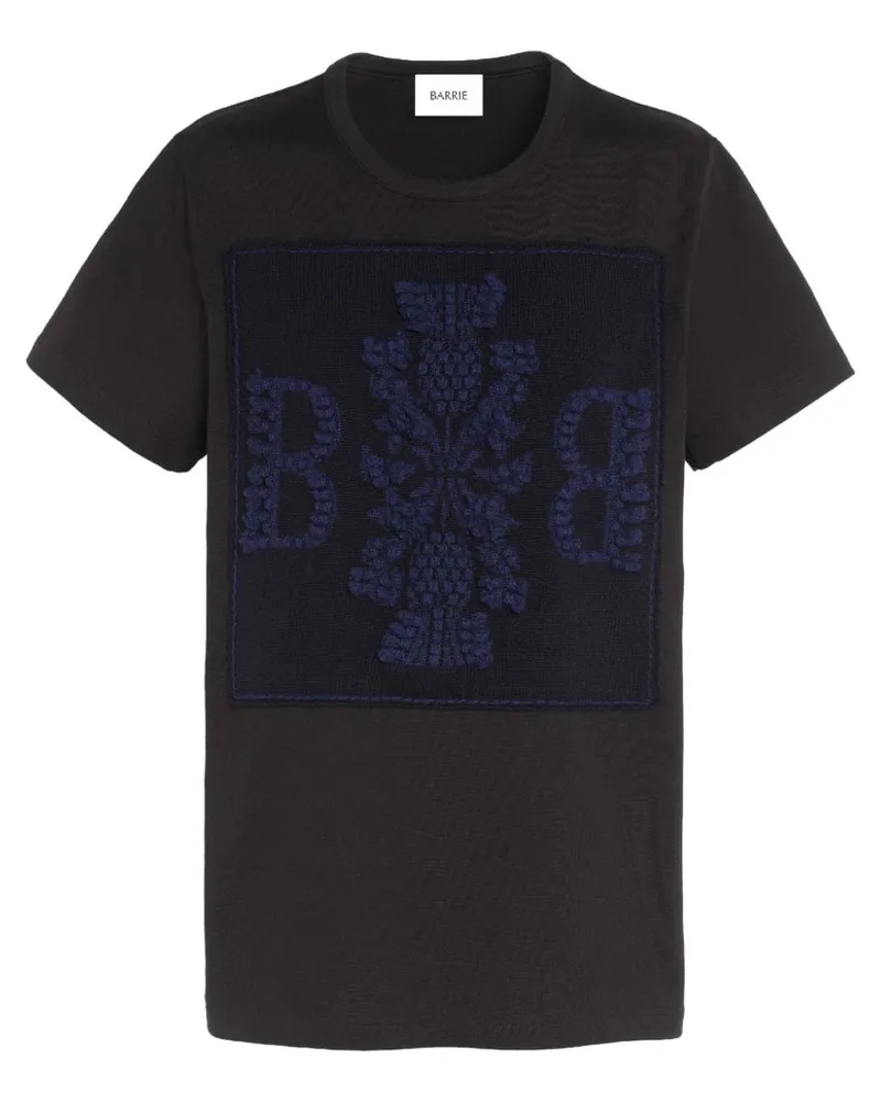 Barrie T-Shirt mit B-Logo - Schwarz Schwarz