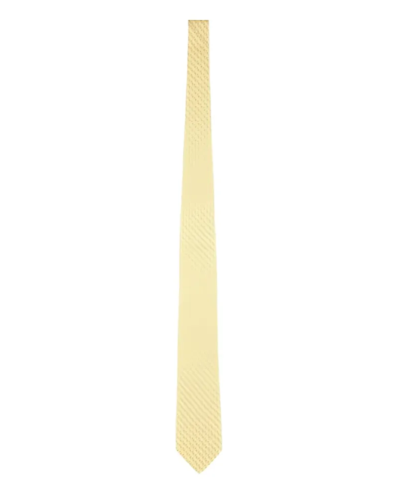 Ferragamo patterned silk tie - Gelb Gelb
