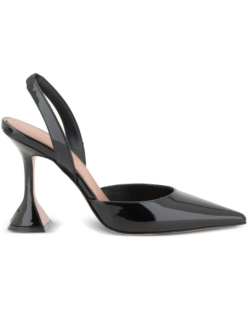 Amina Muaddi Holli Pumps 95mm - Schwarz Schwarz