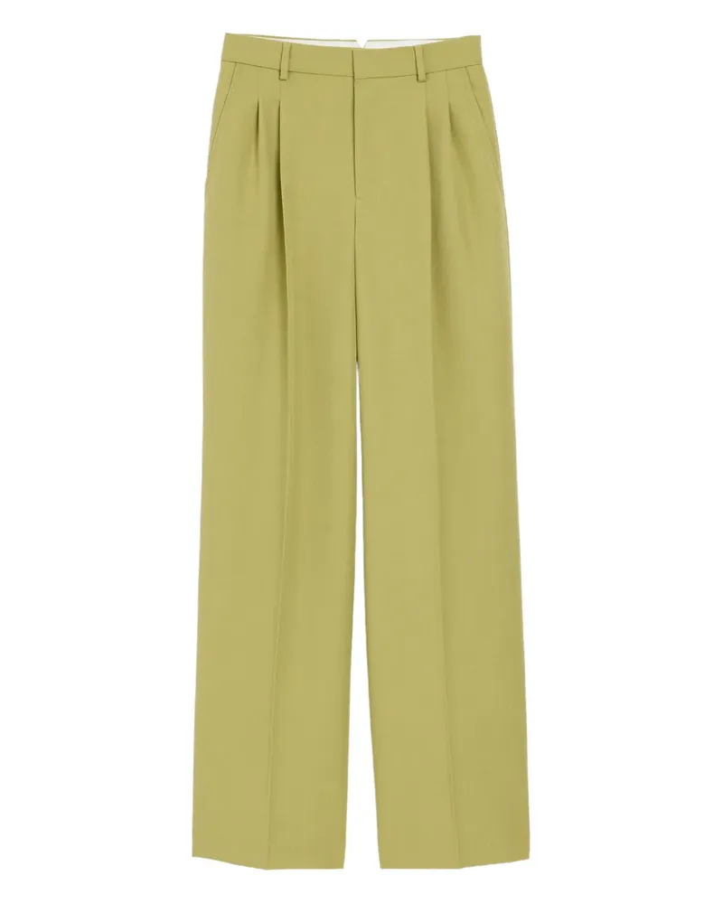 AMI Paris Hose mit Faltendetails - Grün Grün