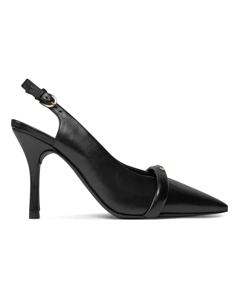 Furla leather heeled sandals - Schwarz Schwarz