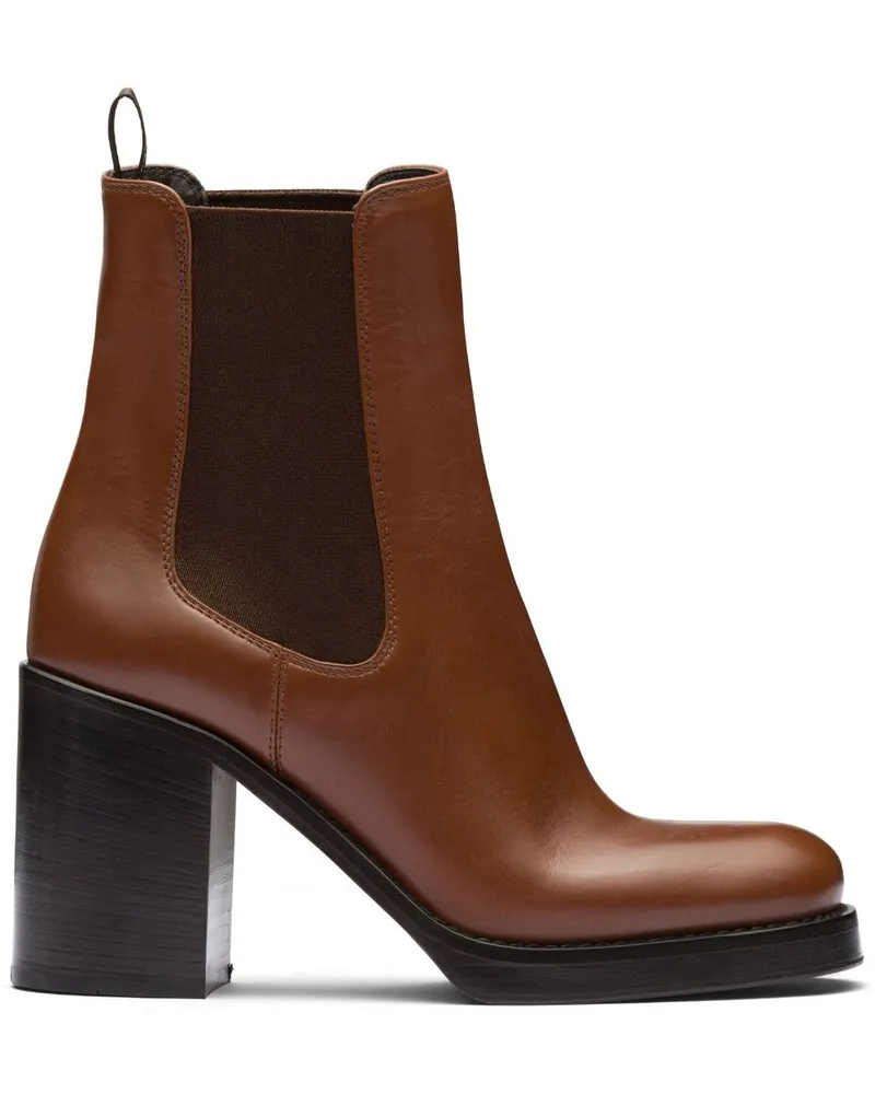 Prada Klassische Stiefeletten 85mm - Braun Braun