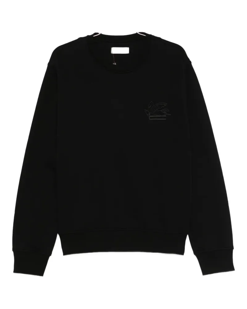 Etro embroidered crew neck sweatshirt - Schwarz Schwarz