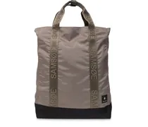 logo-jacquard straps backpack