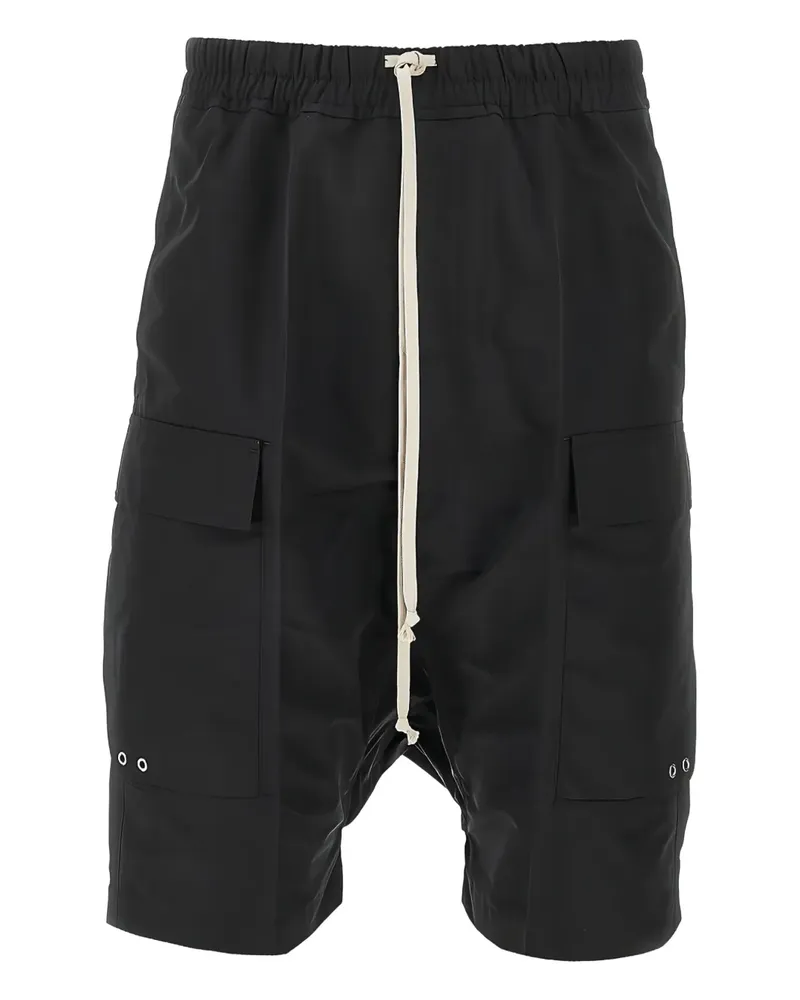 Rick Owens drawstring cargo-pocket shorts - Schwarz Schwarz