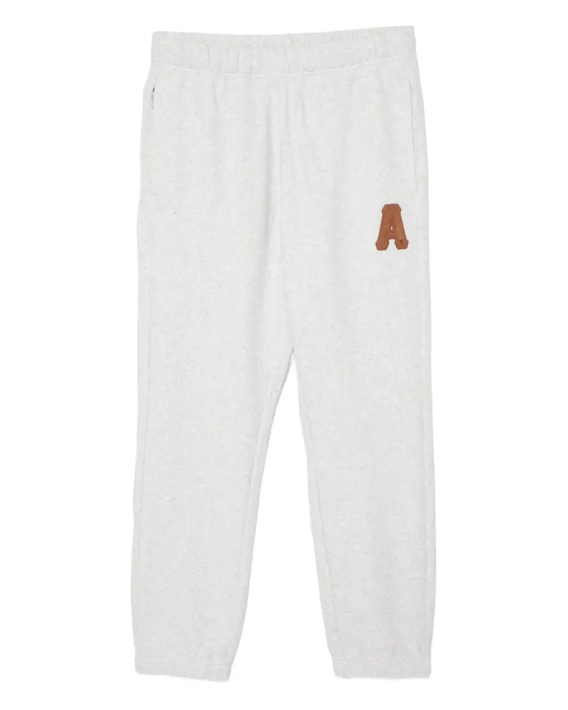 BAPE Hose mit Logo-Prägung - Grau Grau