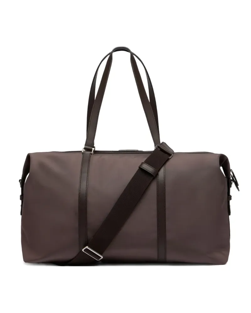 Bally Gestreifte Code Reisetasche - Grau Grau