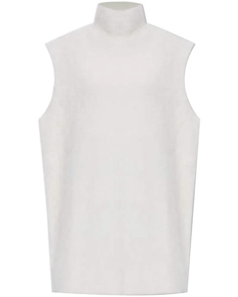 Marni Gebürstetes Minikleid - Weiß Weiß