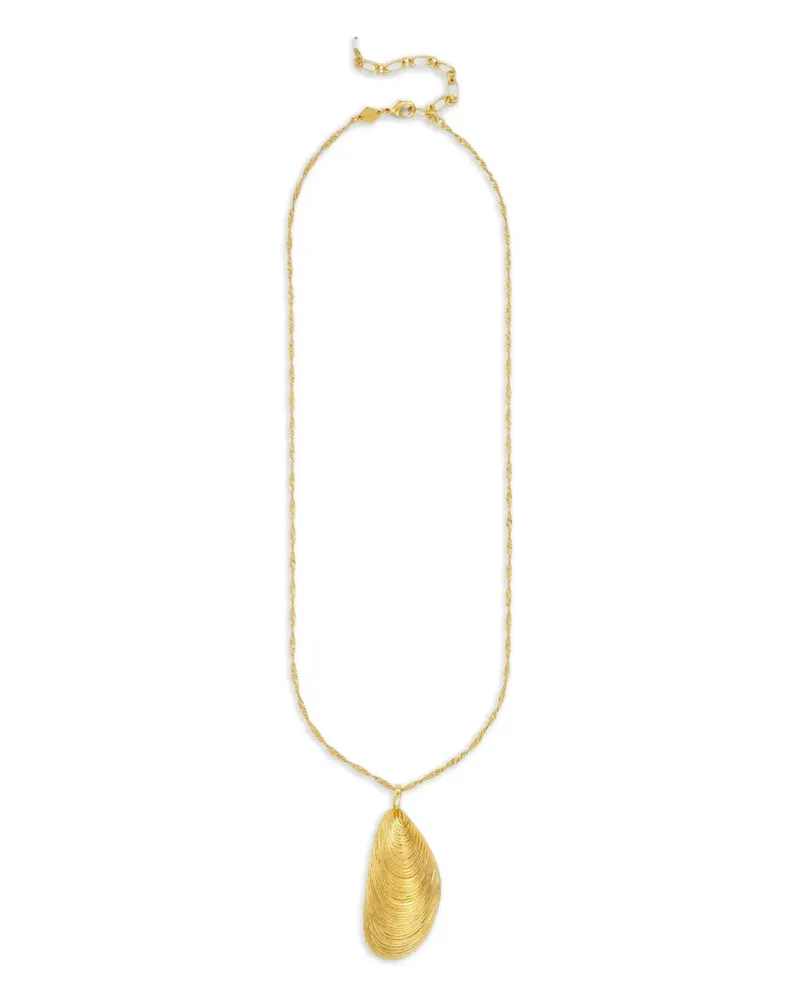 Anni Lu Moules Halskette mit verdrehtem Design - Gold Gold
