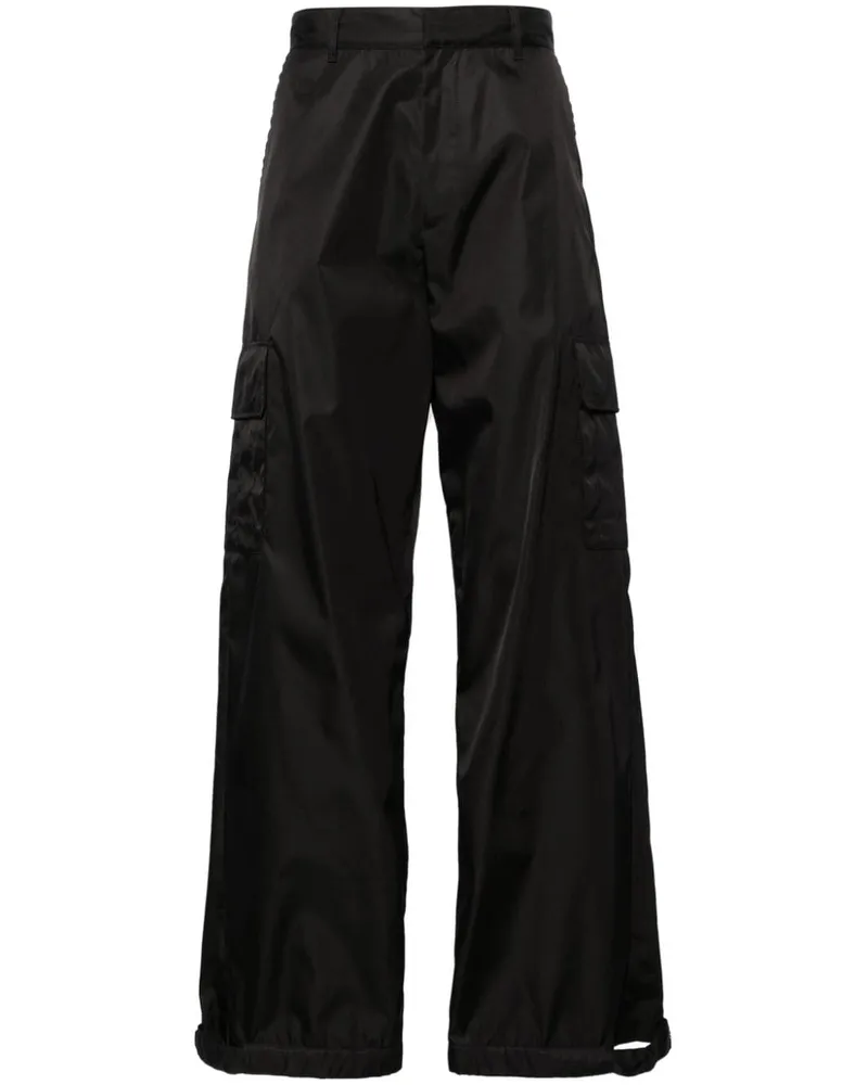 OFF-WHITE Cargohose mit weitem Bein - Schwarz Schwarz
