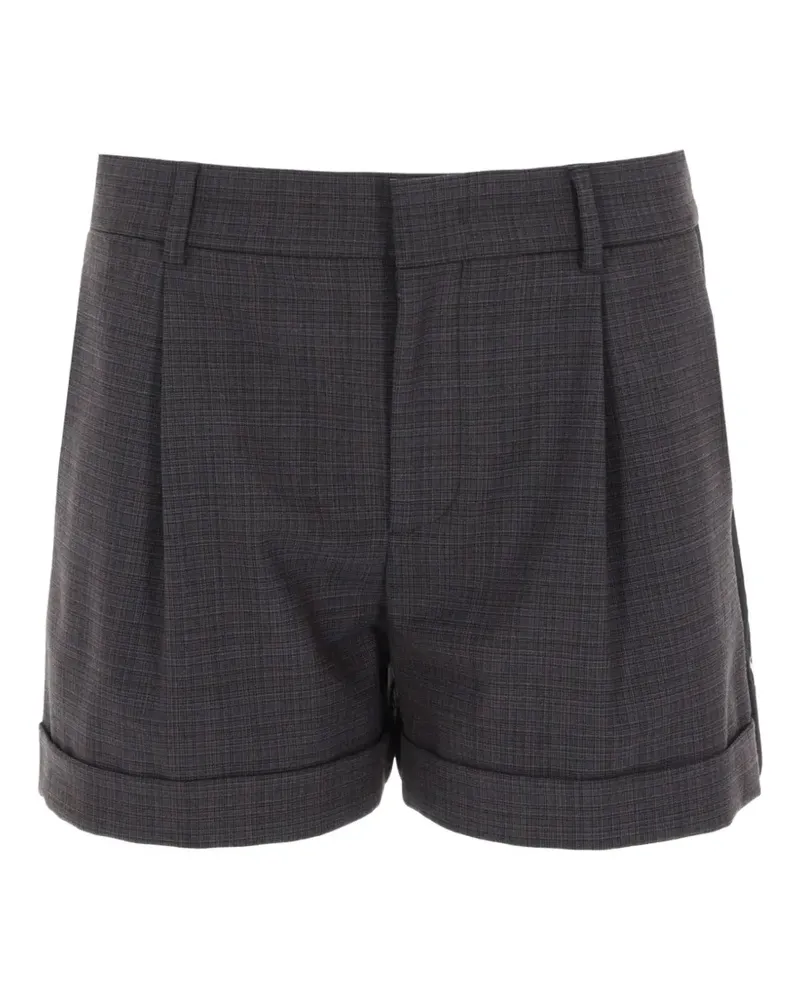 Moschino cuffed pleated shorts - Grau Grau
