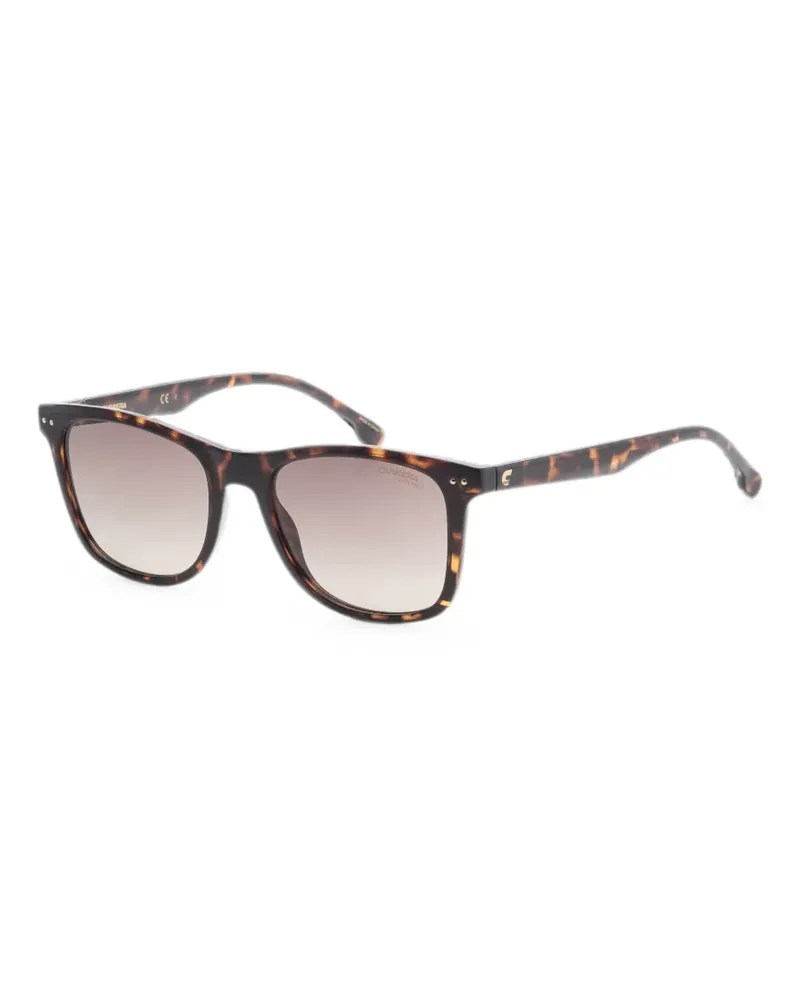Carrera Eckige Sonnenbrille in Schildpattoptik - Braun Braun